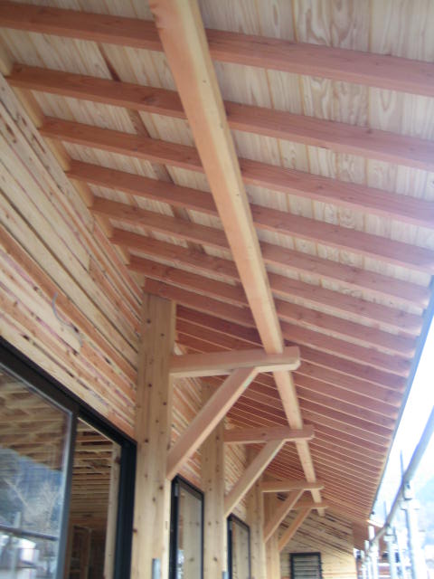 大屋根の垂木