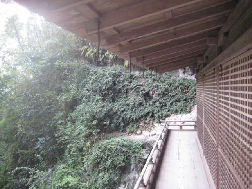 龍岩寺奥院礼堂 軒先