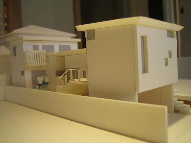 模型3｜M邸／中庭を囲む家～新築