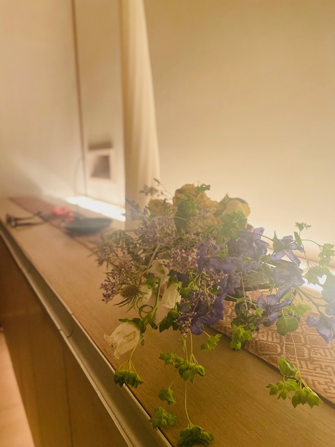 ドライフラワーにしてみました
